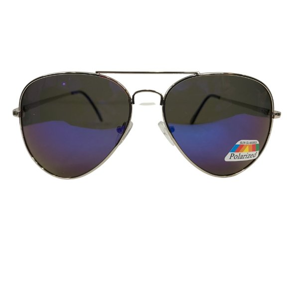 Mirrored Polarized Aviator Sunglasses (NWT) - Picture 4 of 10